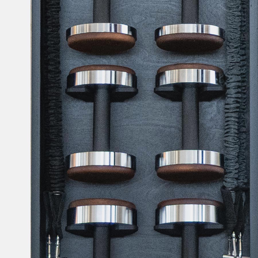 nohrd steptower walnut dumbbels